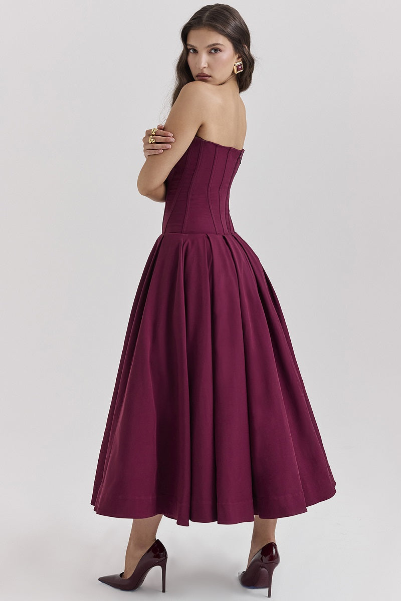 BETHY - VESTIDO DE FIESTA NEGRO CLÁSICO