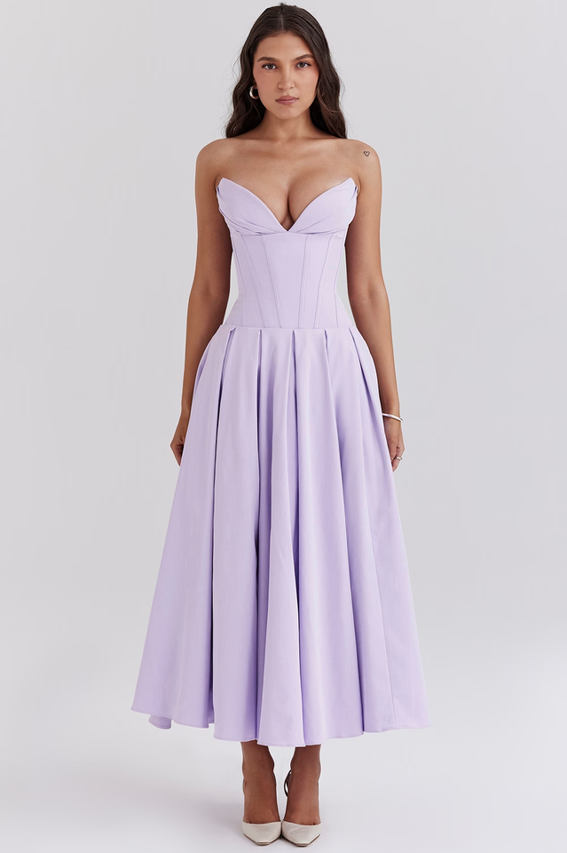 BETHY - VESTIDO DE FIESTA NEGRO CLÁSICO