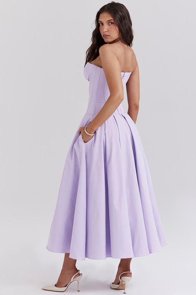 BETHY - VESTIDO DE FIESTA NEGRO CLÁSICO
