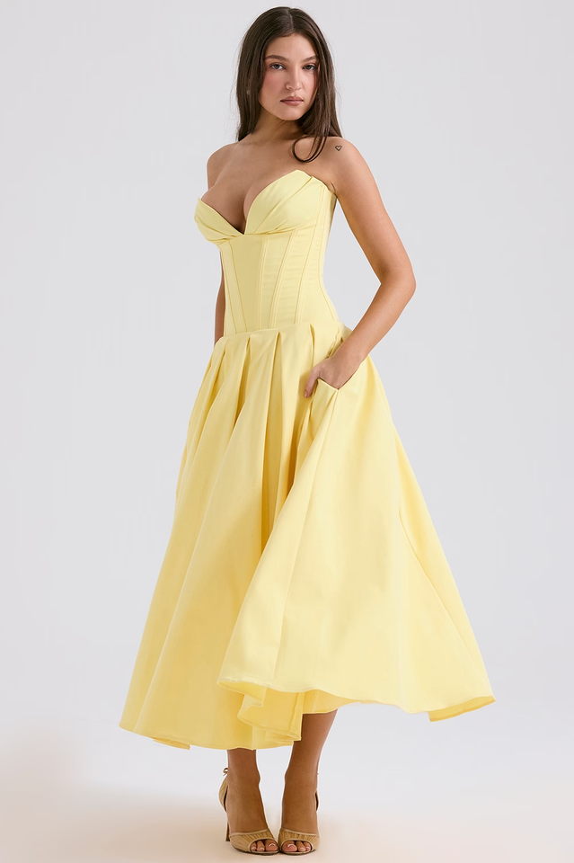 BETHY - VESTIDO DE FIESTA NEGRO CLÁSICO