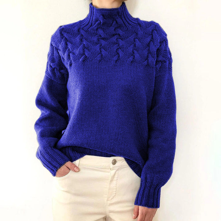 Elena | Suéter de Cuello Alto Tejido y Cálido