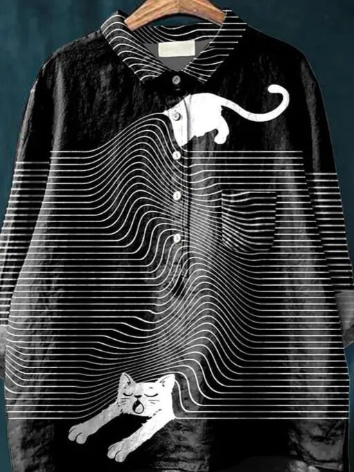 Bella | Camiseta de Arte de Gato