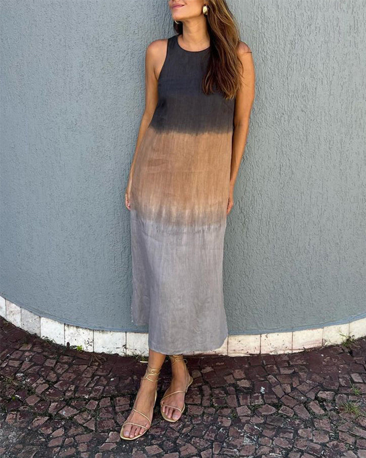 FARRAH - VESTIDO SLAY TONOS DEL ATARDECER