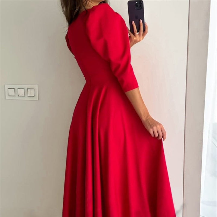 GOLA - VESTIDO MIDI QUE AFINA LA CINTURA
