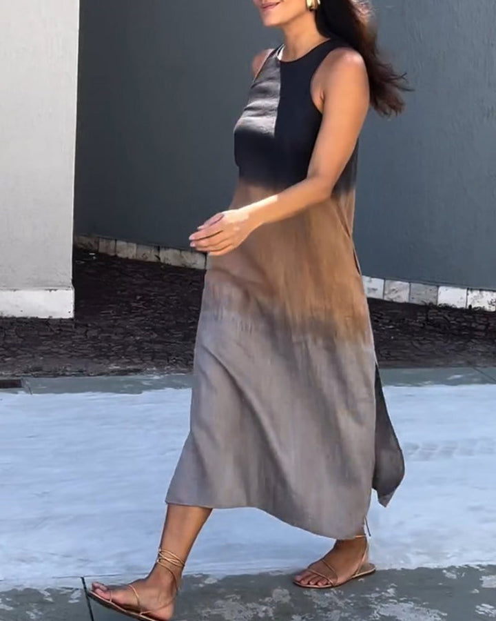 FARRAH - VESTIDO SLAY TONOS DEL ATARDECER