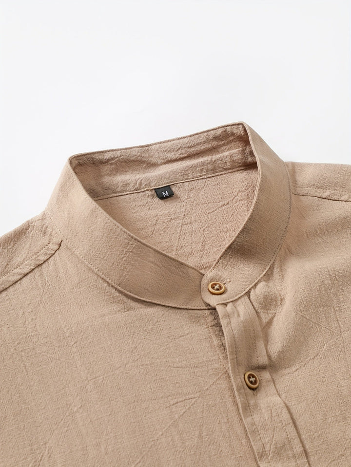 MARCO - CAMISA CLÁSICA DE ALGODÓN CON BOLSILLO