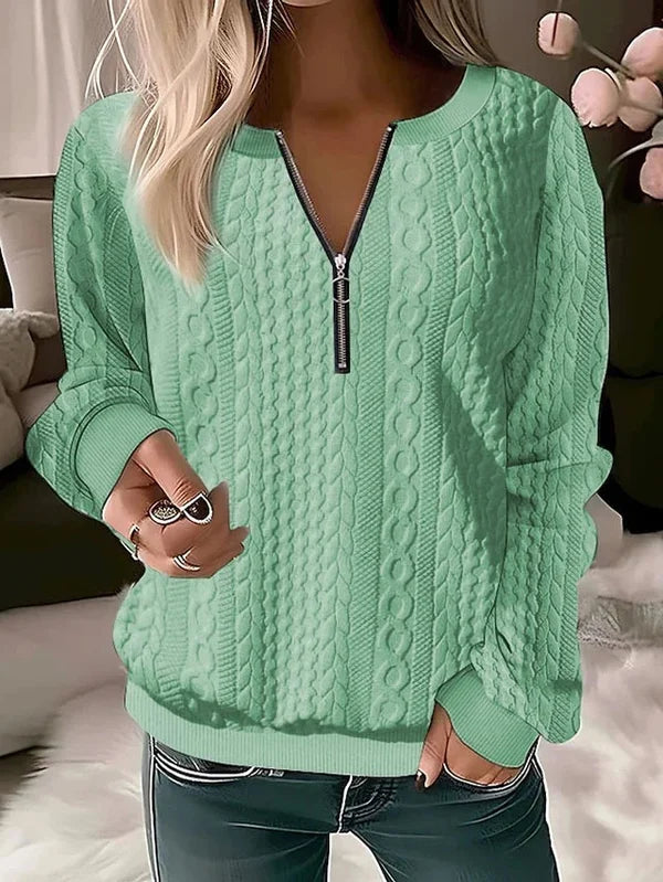 LAUREN - SUÉTER CASUAL CON CREMALLERA