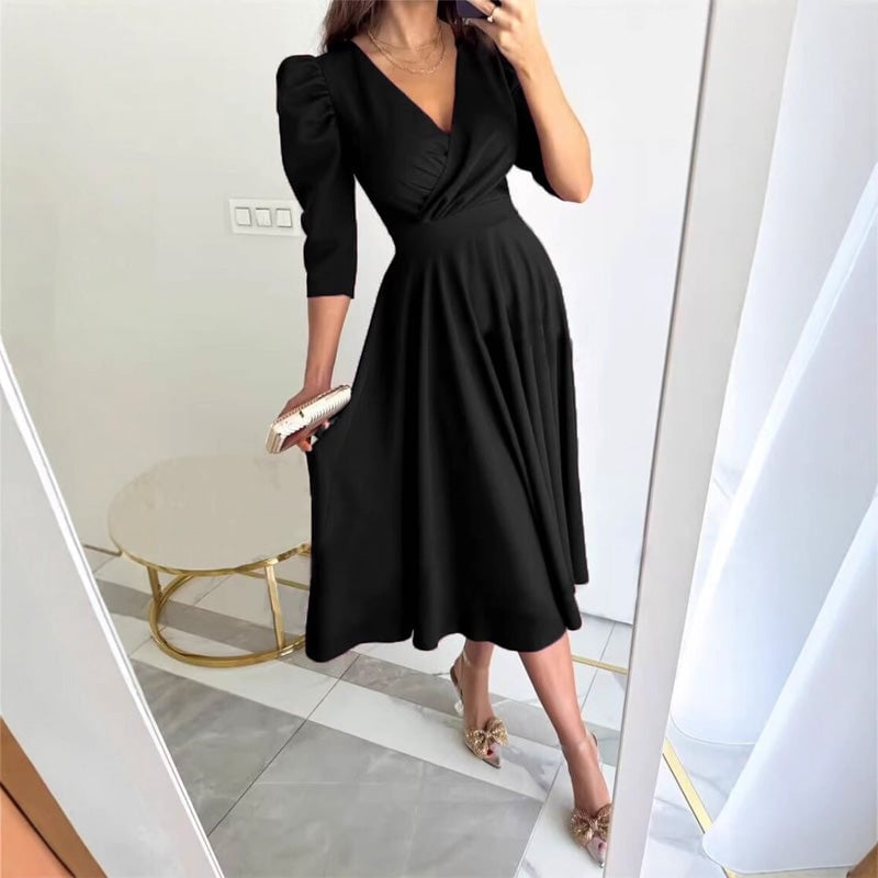 GOLA - VESTIDO MIDI QUE AFINA LA CINTURA