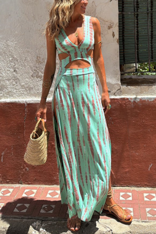 YASSI – VESTIDO ELEGANTE CON RECORTES ELÁSTICOS