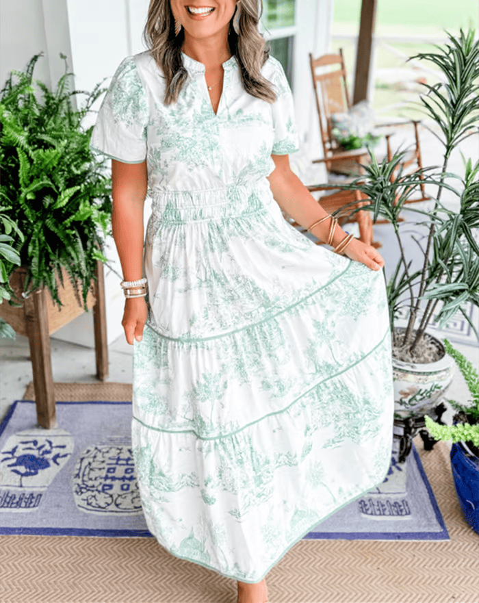 Elenire™ - Vestido Maxi Clásico con Encanto para Mujer