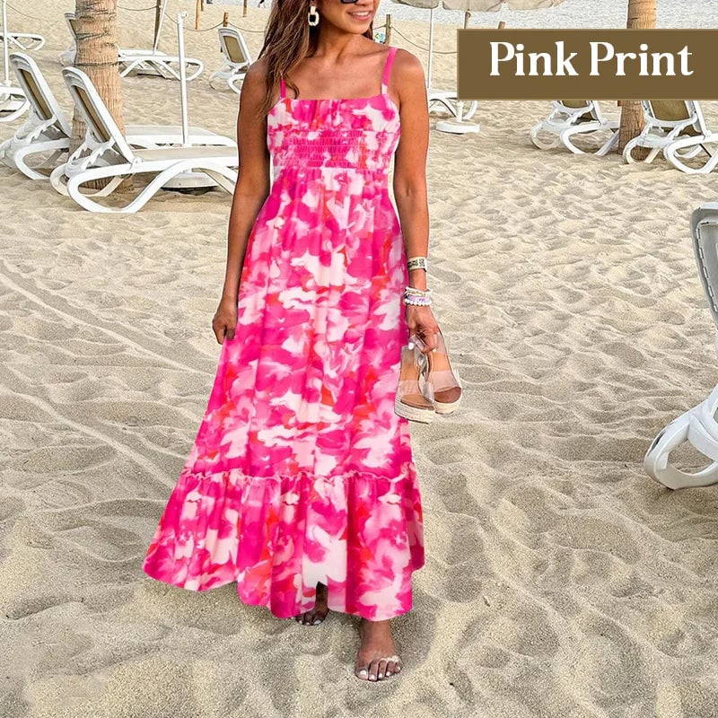 MONROE - VESTIDO MAXI CAMI FLORAL ELEGANTE