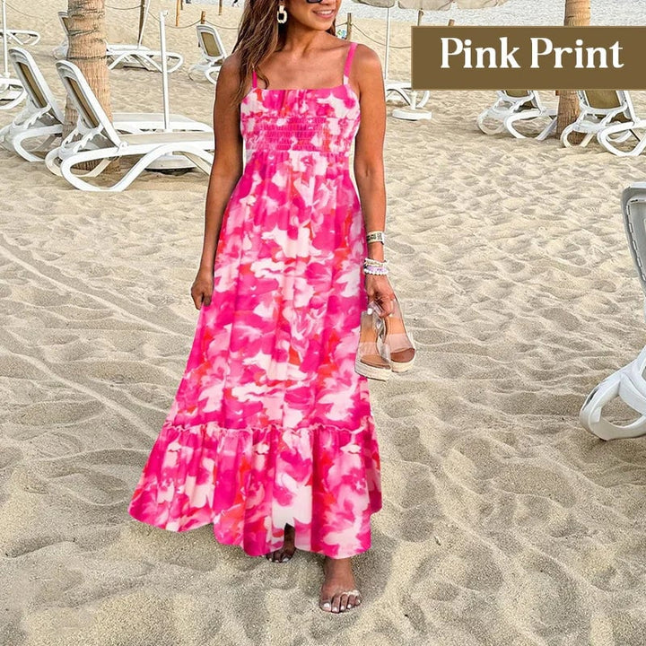 MONROE - VESTIDO MAXI CAMI FLORAL ELEGANTE