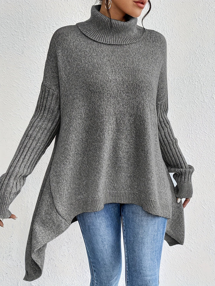 Isla | Suéter Oversized de Cuello Alto