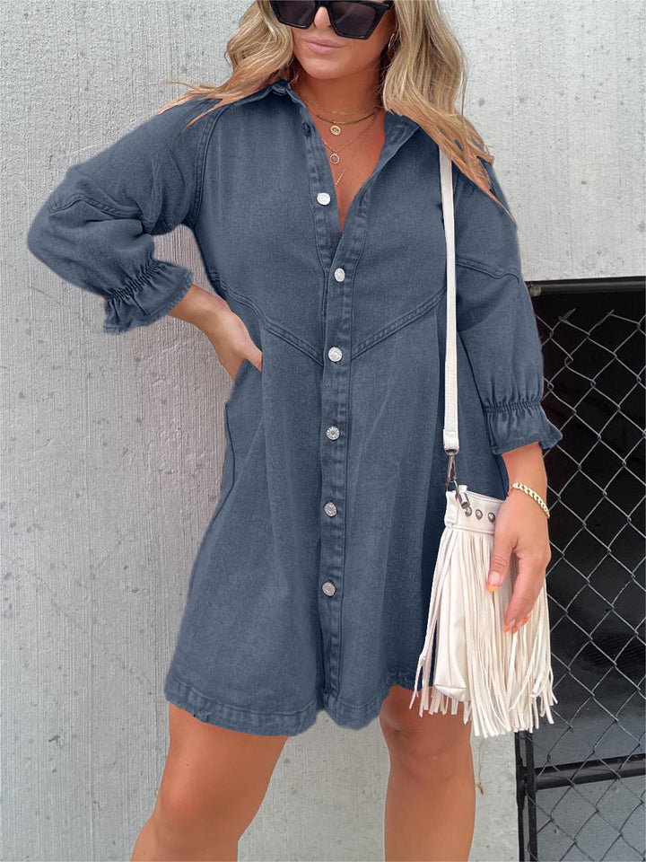 Eliana - Vestido Casual de Mezclilla