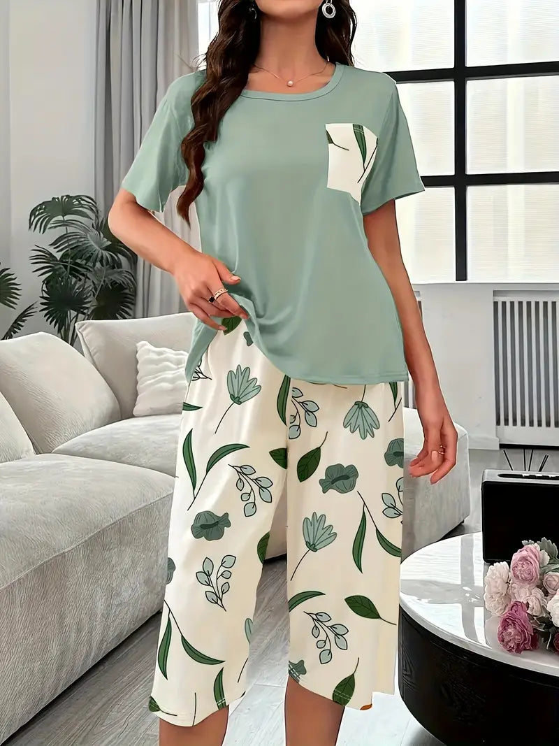 PRINCESSLEA - CONJUNTO CÓMODO DE RELAJACIÓN FLORAL