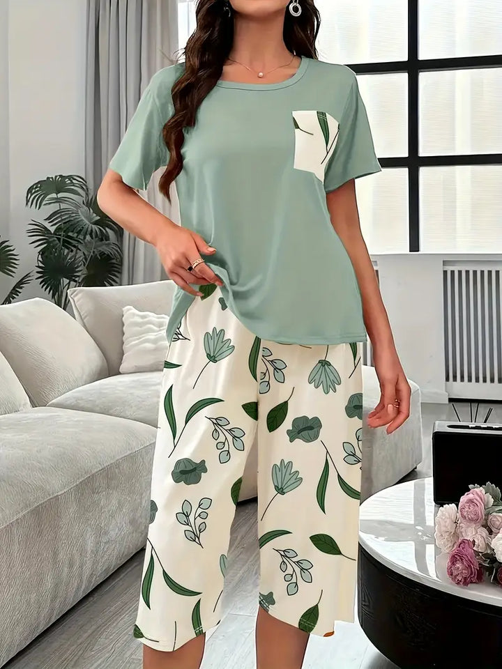 PRINCESSLEA - CONJUNTO CÓMODO DE RELAJACIÓN FLORAL