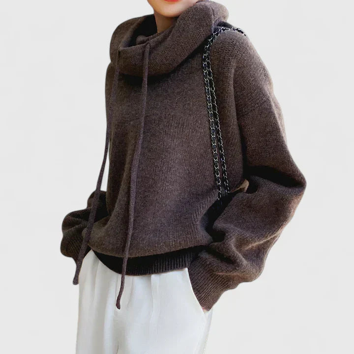 Marie | Sudadera con Capucha de Punto Acogedora
