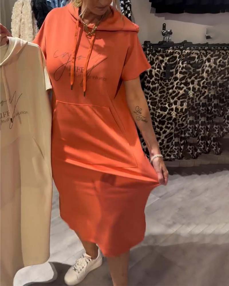 NELU - VESTIDO DE NOCHE CON CAPUCHA