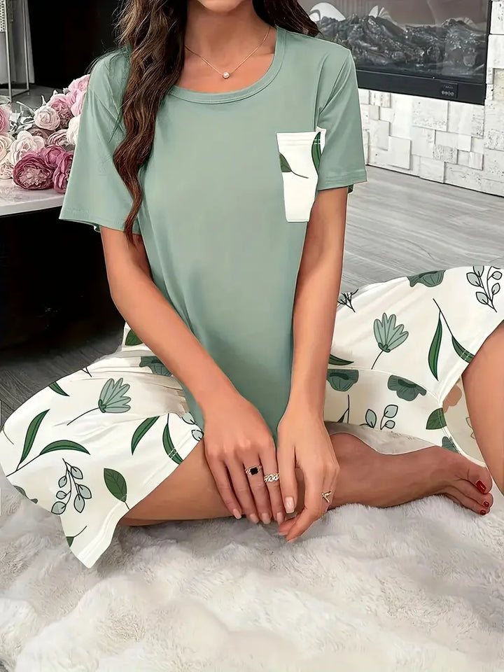 PRINCESSLEA - CONJUNTO CÓMODO DE RELAJACIÓN FLORAL