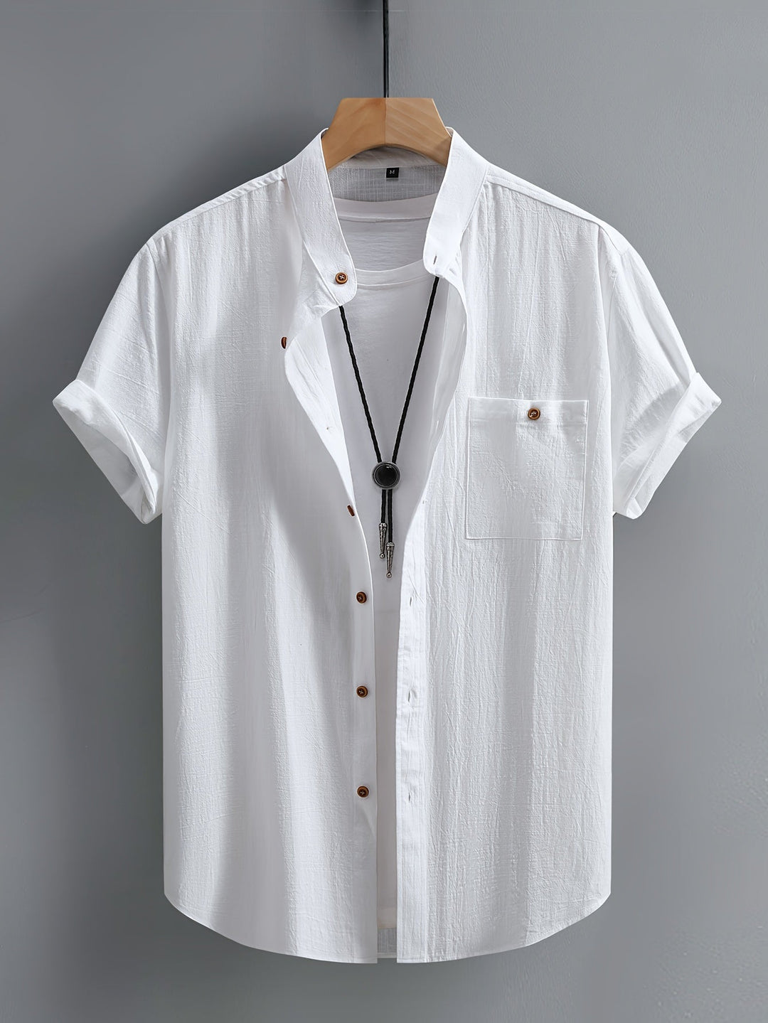 MARCO - CAMISA CLÁSICA DE ALGODÓN CON BOLSILLO