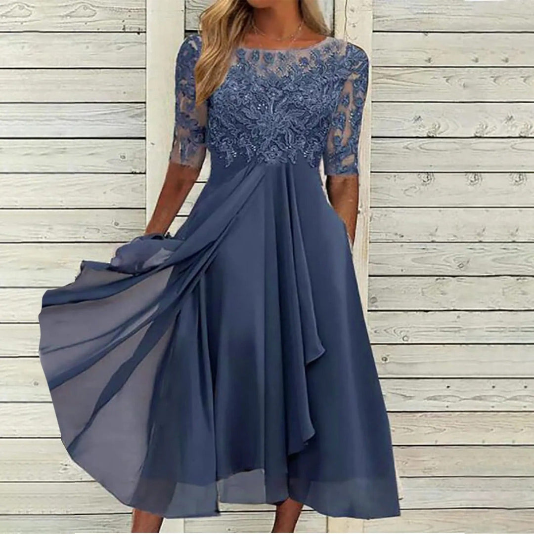 ZIA - VESTIDO DE ENCAJE DELICADO