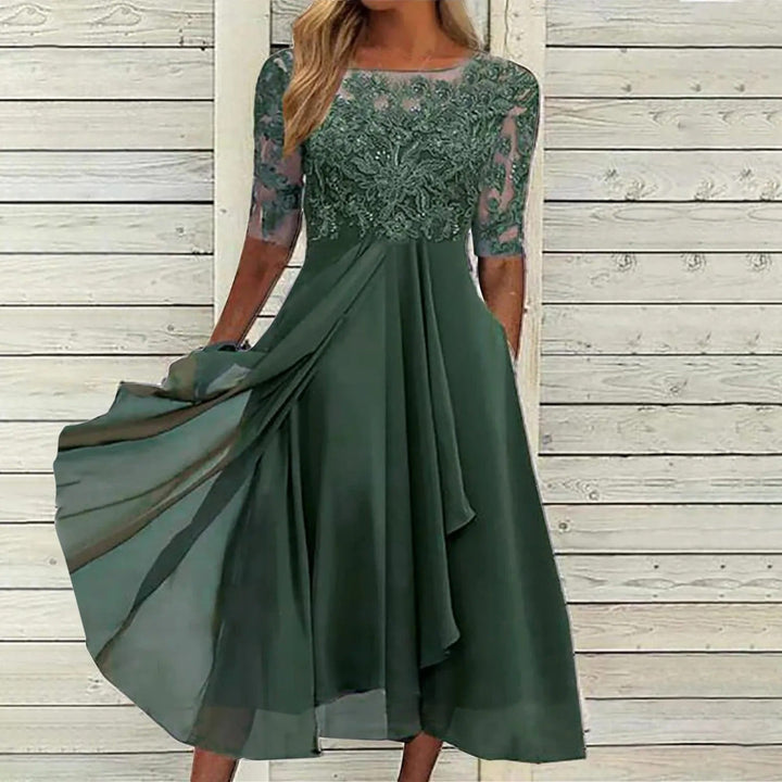 ZIA - VESTIDO DE ENCAJE DELICADO