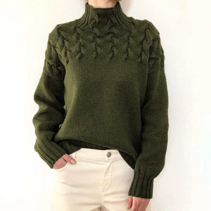 Madison™ - Suéter Elegante de Cuello Alto