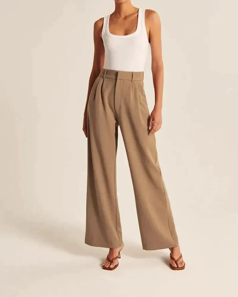 JOSEPHINE - PANTALONES DE PIERNA ANCHA