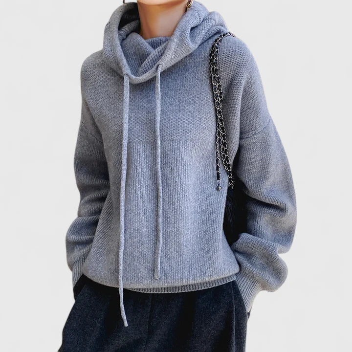 Marie | Sudadera con Capucha de Punto Acogedora