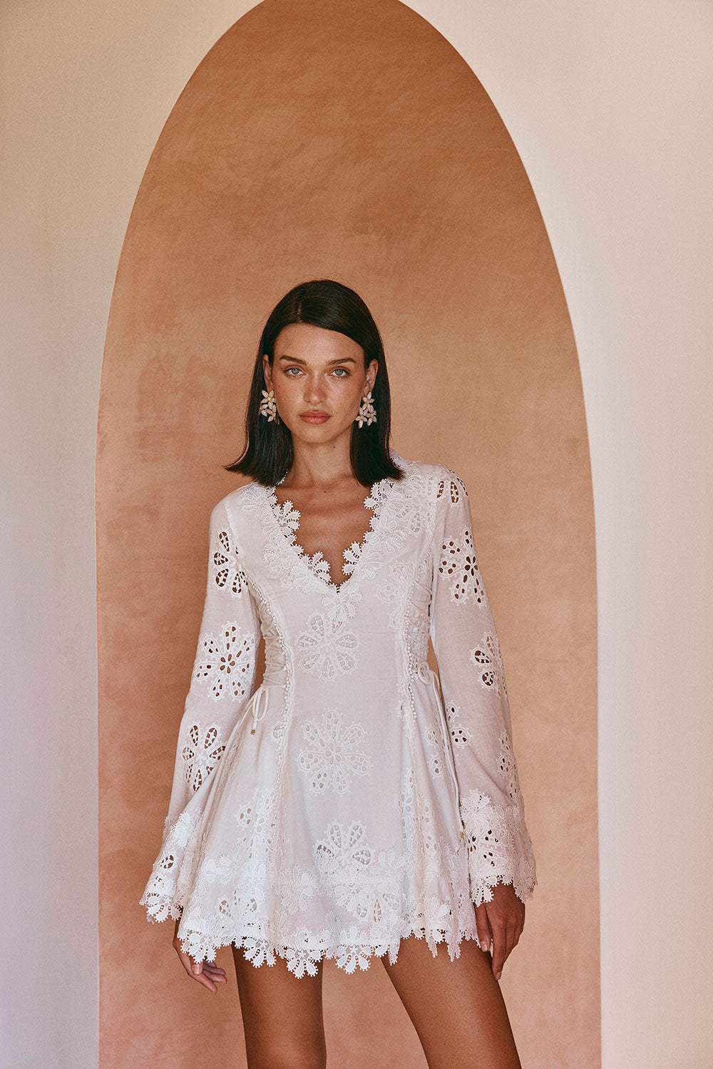 HADLEIGH - VESTIDO SOÑADOR DE ALGODÓN BORDADO