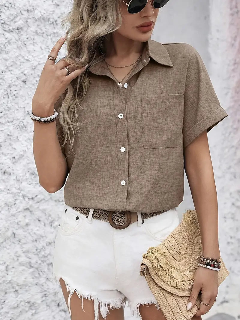 ARMATEESA - CAMISA UTILITARIA DE MANGA CORTA PULIDA