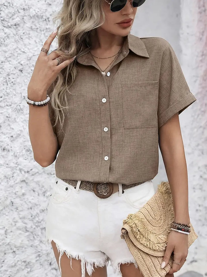 ARMATEESA - CAMISA UTILITARIA DE MANGA CORTA PULIDA