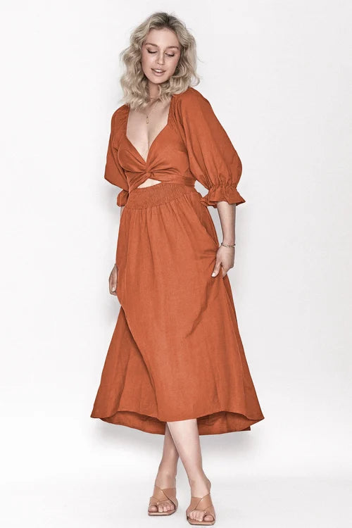 EVERLEIGH - VESTIDO ELEGANTE DE FAROL