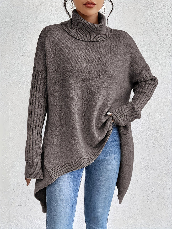Isla | Suéter Oversized de Cuello Alto