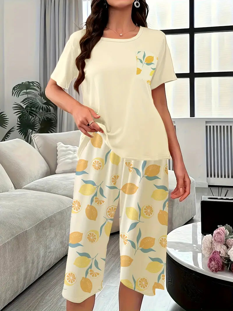 PRINCESSLEA - CONJUNTO CÓMODO DE RELAJACIÓN FLORAL