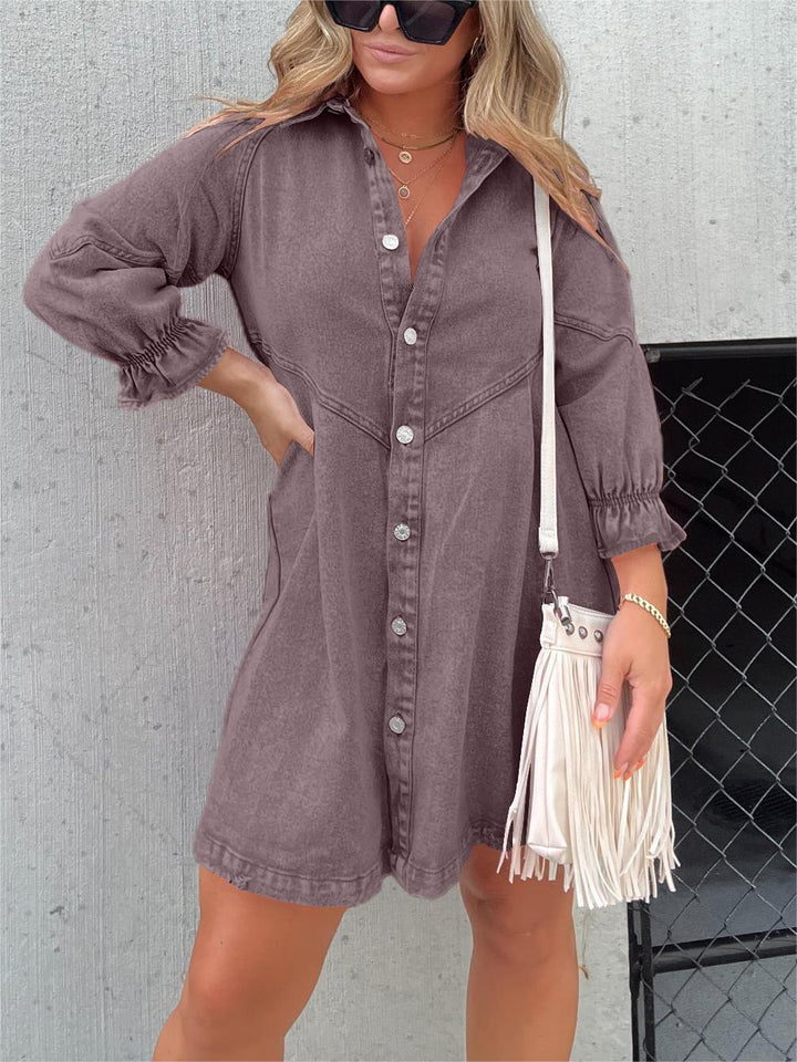 Eliana - Vestido Casual de Mezclilla