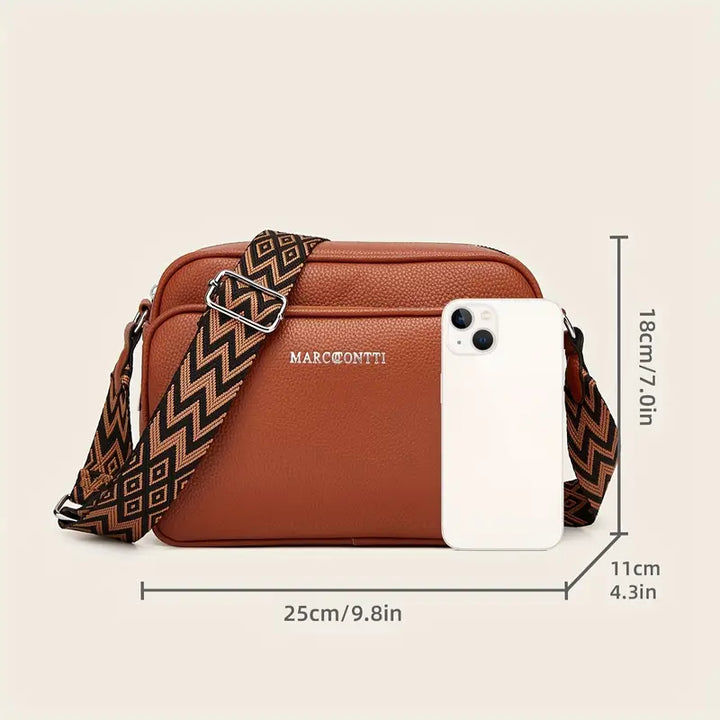 MOLLY - BOLSO BANDOLERA DE CUERO CLÁSICO
