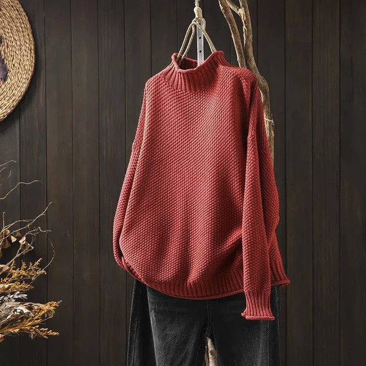 Aurora™ - Suéter de Cuello Alto Tejido Suave