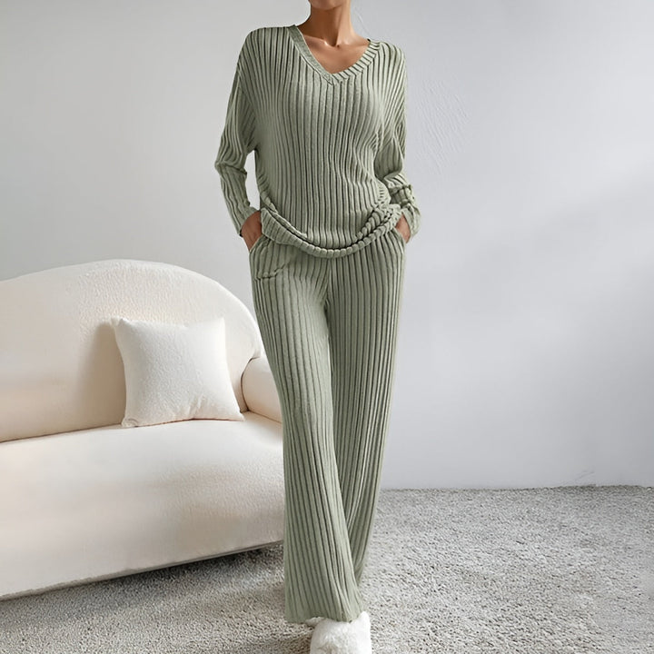 WINNIE | CONJUNTO DE PUNTO SUAVE PARA MUJER