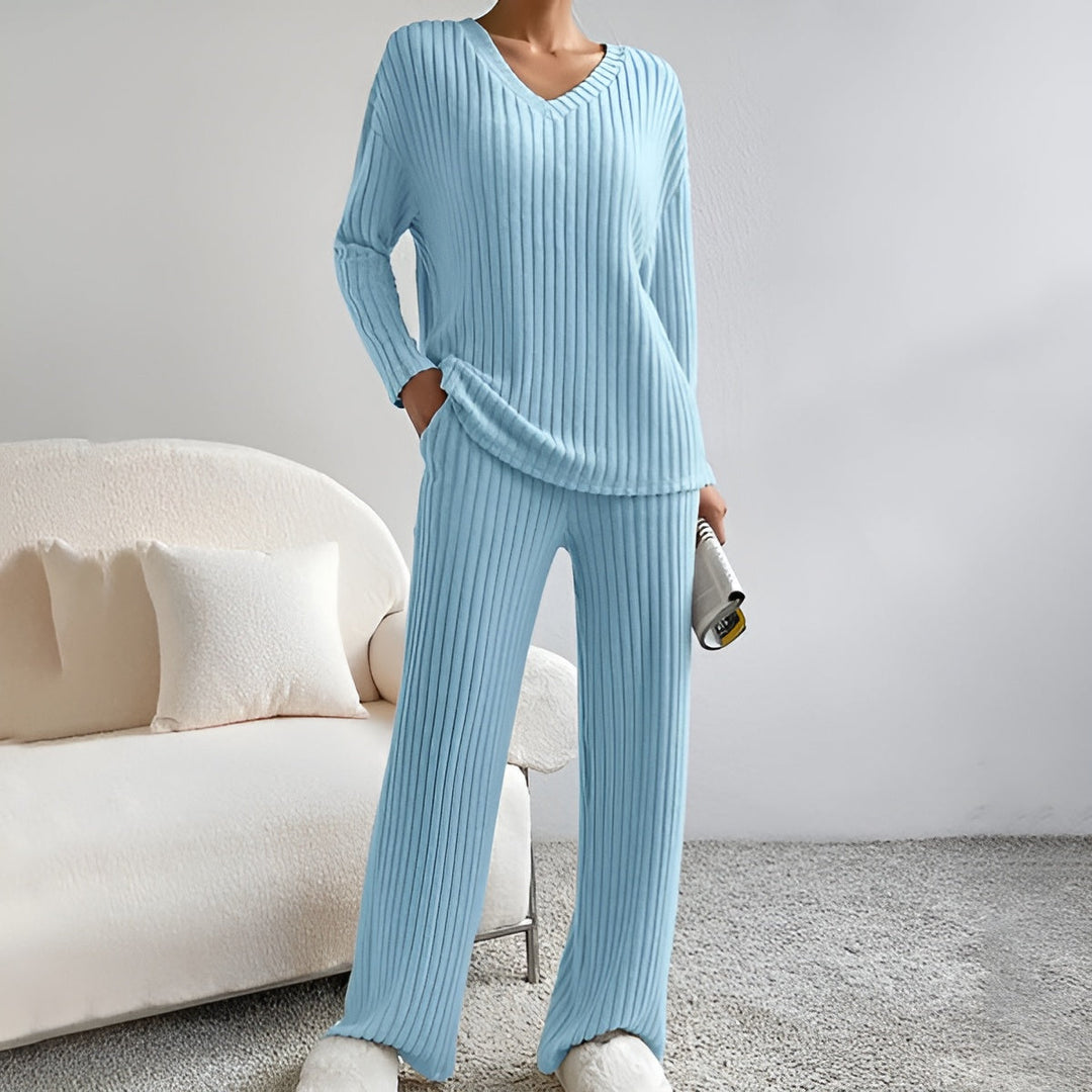 WINNIE | CONJUNTO DE PUNTO SUAVE PARA MUJER