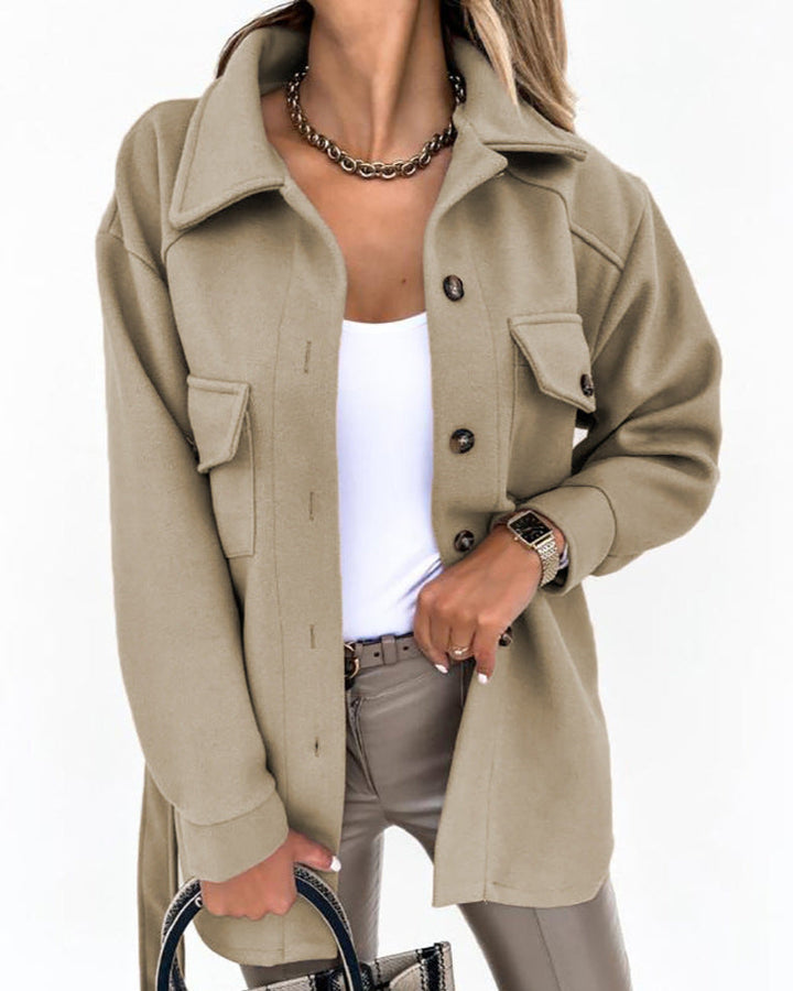 VESKA - CHAQUETA REFINADA DE AJUSTE RELAJADO