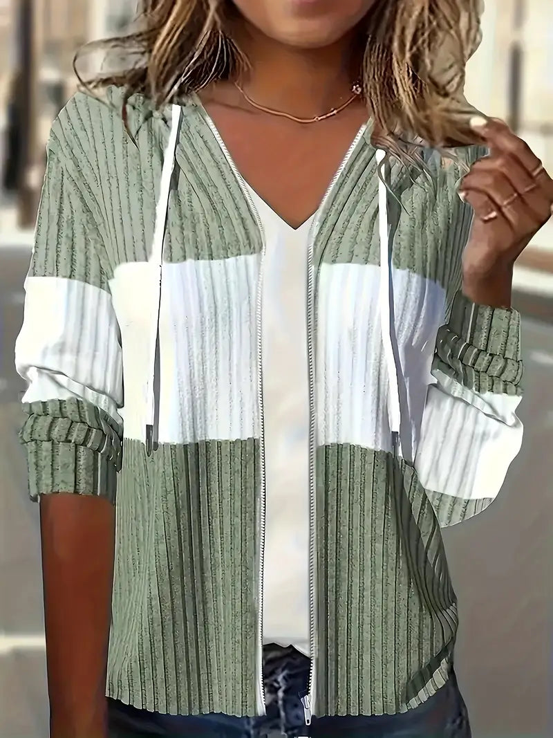 LIBBY - CHAQUETA CON CAPUCHA AJUSTADA