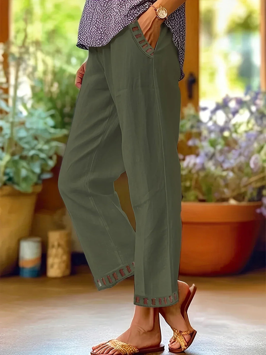 TRIXIE - PANTALONES CORTOS DE LÍNEA MODERNA