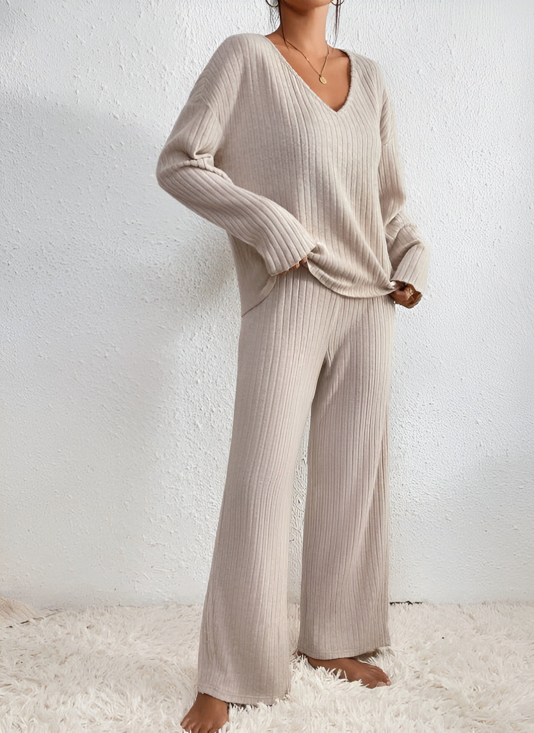 WINNIE | CONJUNTO DE PUNTO SUAVE PARA MUJER