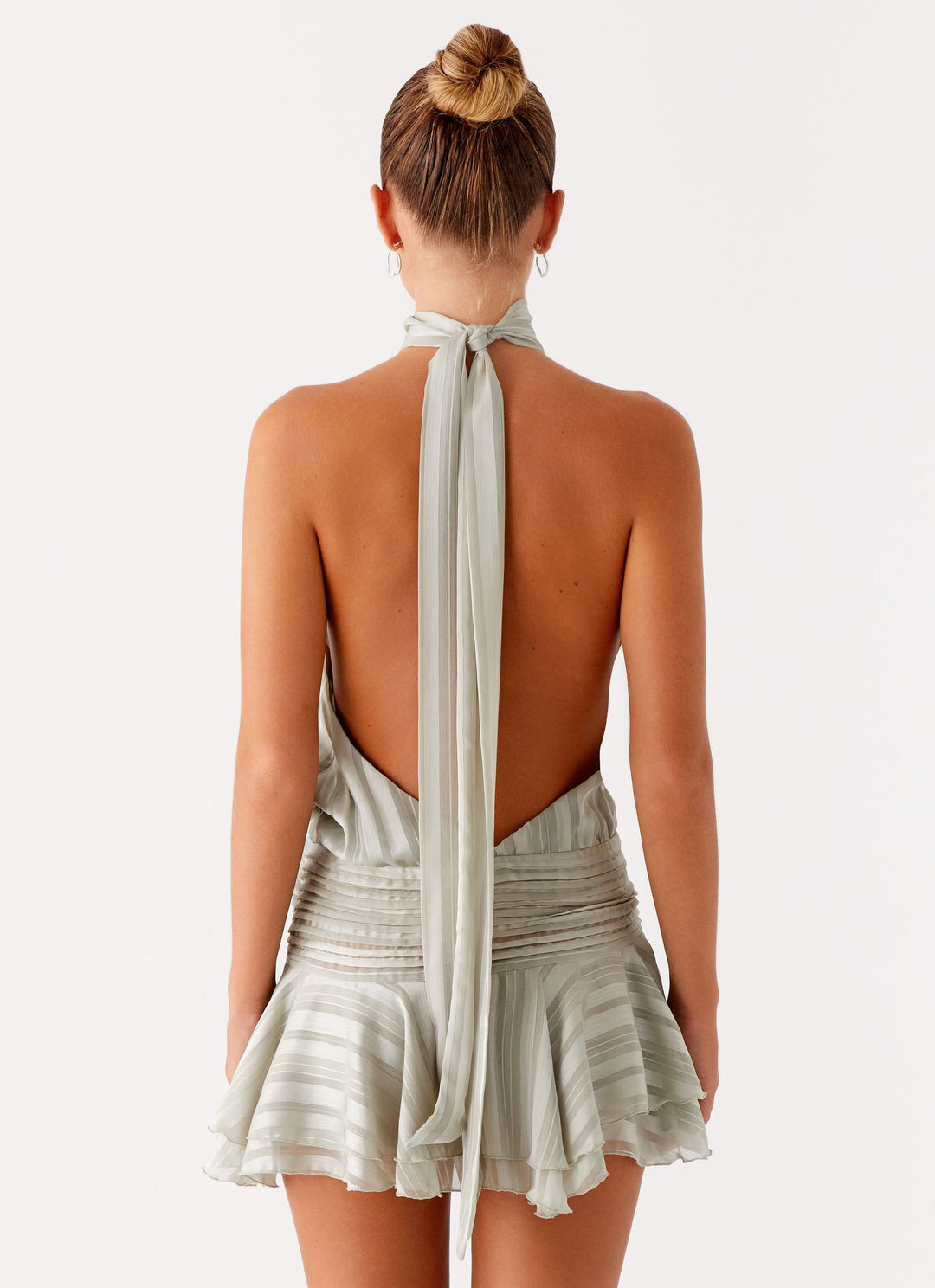 NERIAH - VESTIDO MINI ELEGANTE DE CHIFÓN