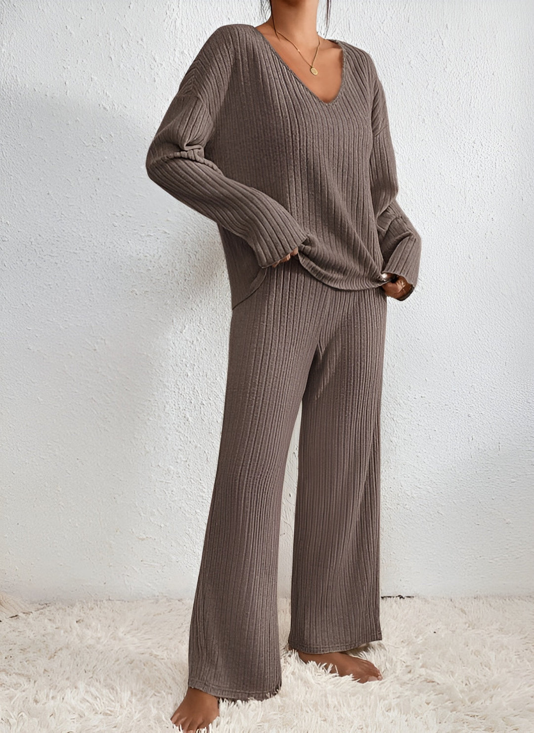 WINNIE | CONJUNTO DE PUNTO SUAVE PARA MUJER
