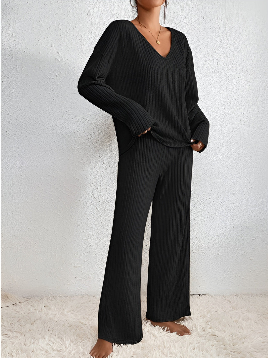 WINNIE | CONJUNTO DE PUNTO SUAVE PARA MUJER