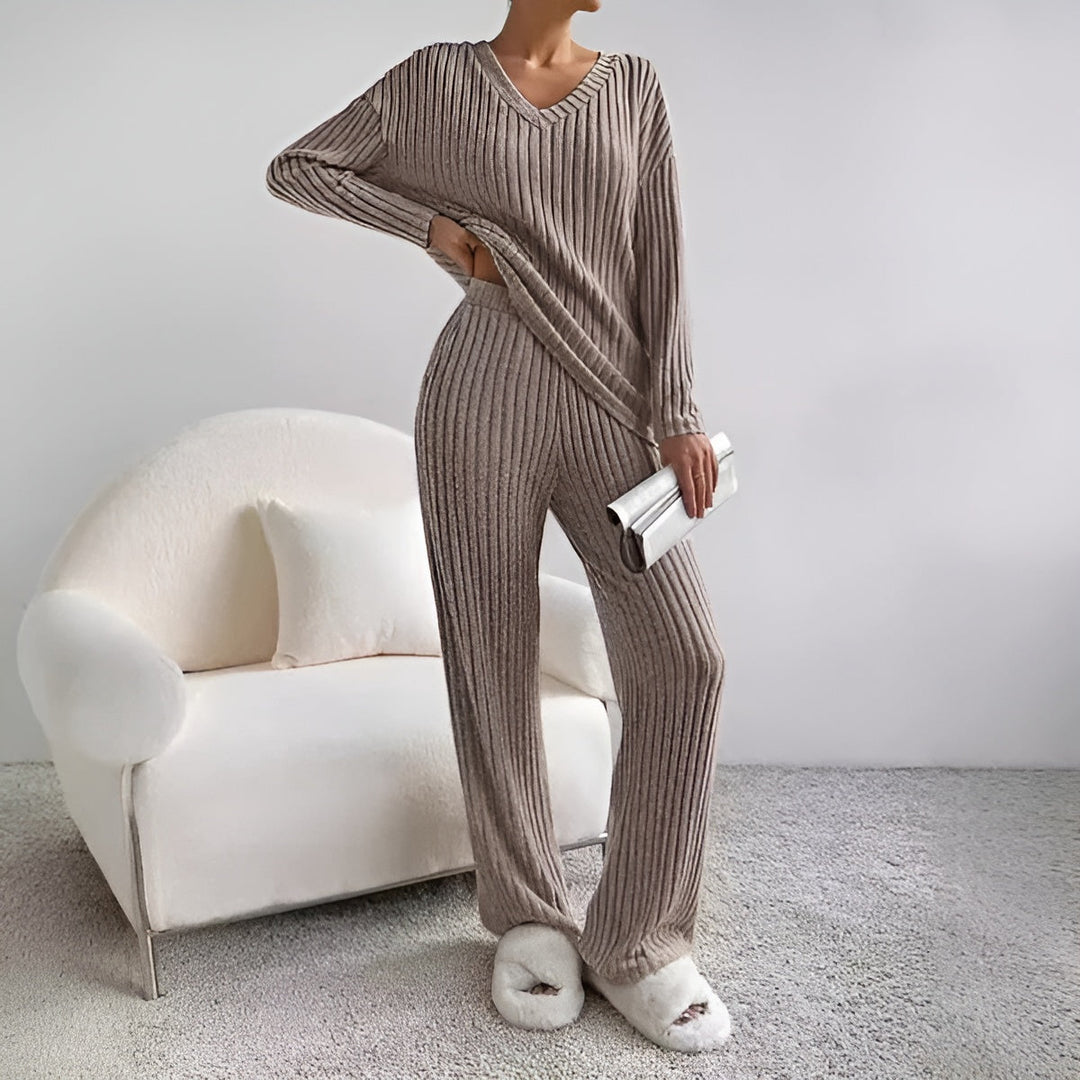 WINNIE | CONJUNTO DE PUNTO SUAVE PARA MUJER