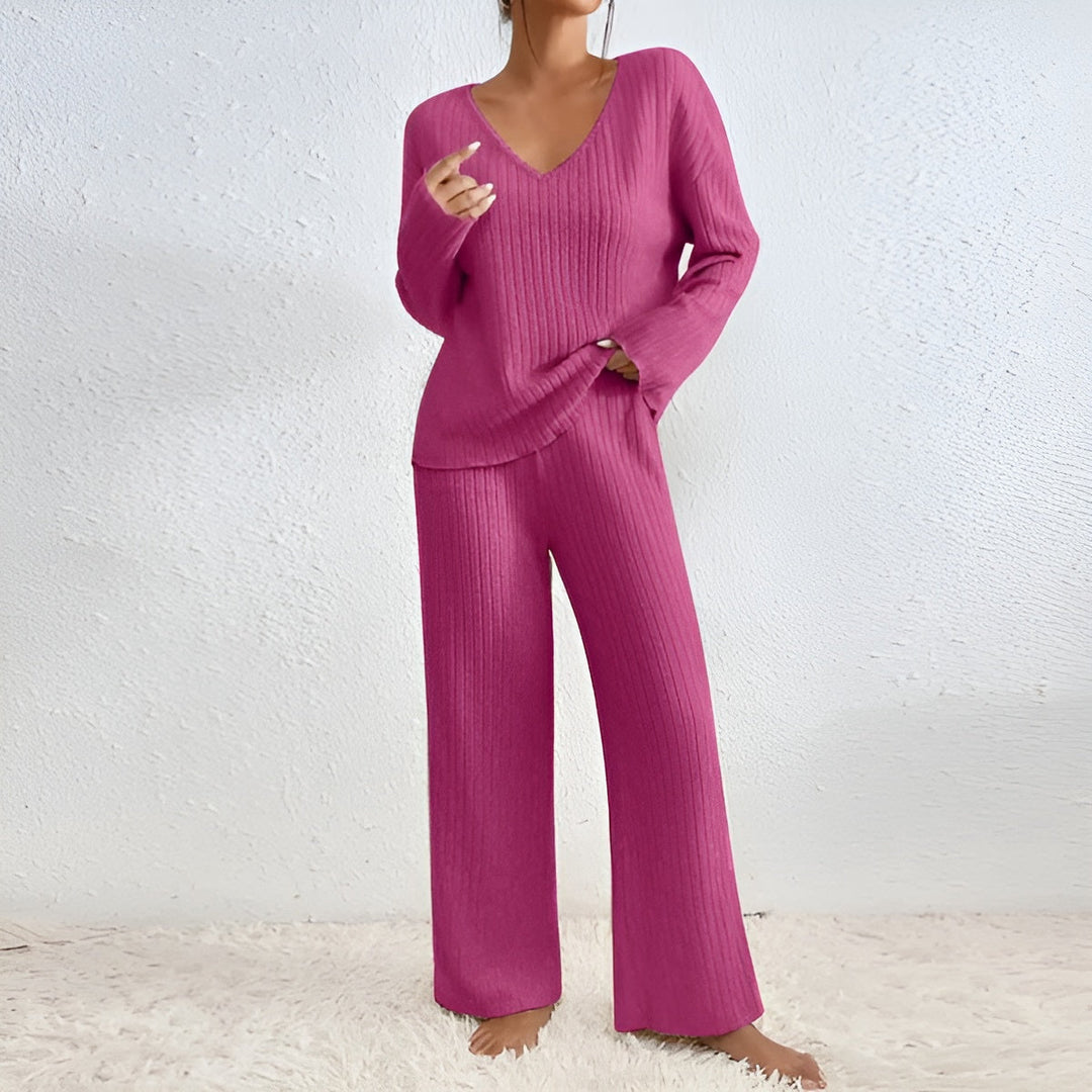 WINNIE | CONJUNTO DE PUNTO SUAVE PARA MUJER
