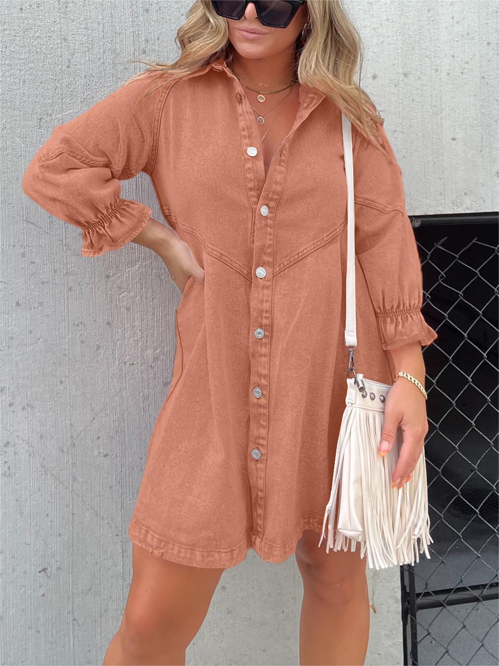 Eliana - Vestido Casual de Mezclilla